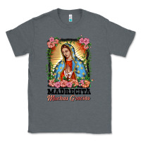 Charcoal Heather madrecita muchas gracias lady of Guadalupe Classic Tee - BarkalooDesign
