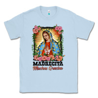 Dusty Blue madrecita muchas gracias lady of Guadalupe Classic Tee - BarkalooDesign