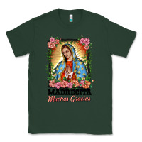 Sports Green madrecita muchas gracias lady of Guadalupe Classic Tee - BarkalooDesign