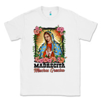 White madrecita muchas gracias lady of Guadalupe Classic Tee - BarkalooDesign