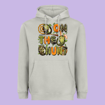 On The Hunt Easter Heavyweight Hoodie Designed By Artiststas