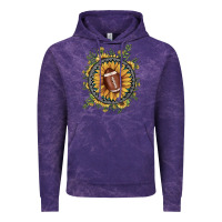 Cloud Purple football gemstone sunflower Vintage Hoodie - JahusDesignShop