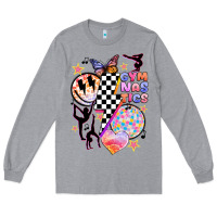 Heather Grey retro gymnastics Long Sleeve Tee - JahusDesignShop