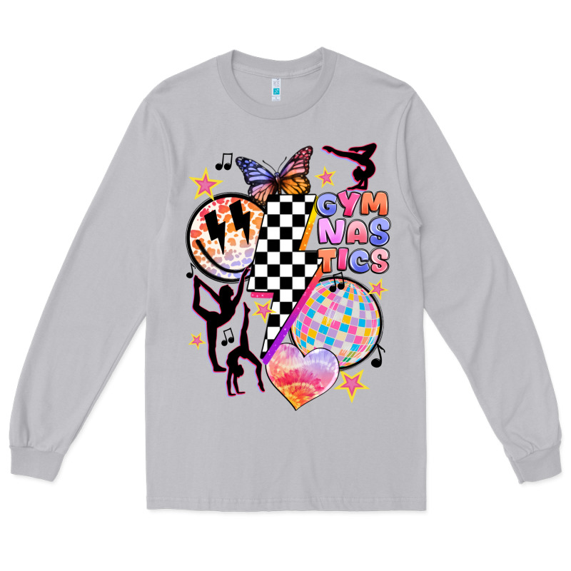 Retro Gymnastics Long Sleeve Tee by JahusDesignShop | Teevron