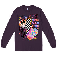 Plum retro gymnastics Long Sleeve Tee - JahusDesignShop