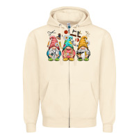 Sandshell crafter gnomies Zipper Hoodie - NancyCooperArtShop