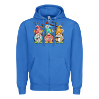 True Royal crafter gnomies Zipper Hoodie - NancyCooperArtShop