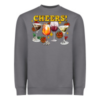 Storm Cheers Christmas Coctail Heavyweight Sweatshirt - AdoDesignShop