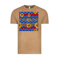 Vintage Camel 4th of july sunflower seamless  pattern Vintage Tee - BundleAndBundleShop