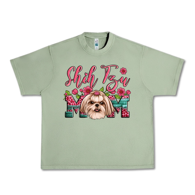 Shih Tzu Mom Urban Heavy Tee by Artiststas | Teevron