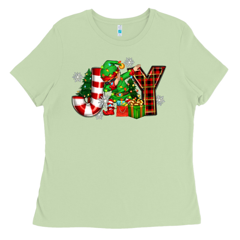 Christmas Joy Elf Ladies Tee by Zillion Design Studio | Teevron