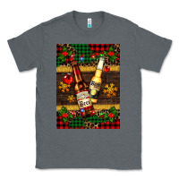 Charcoal Heather snow and beer bottles Classic Tee - AdoDesignShop