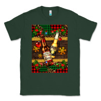Sports Green snow and beer bottles Classic Tee - AdoDesignShop