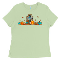 Matcha thankful cross pumpkin Ladies Tee - JahusDesignShop