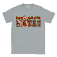 Heather Grey madre lady of guadelupe Classic Tee - BarkalooDesign