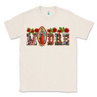 Natural madre lady of guadelupe Classic Tee - BarkalooDesign