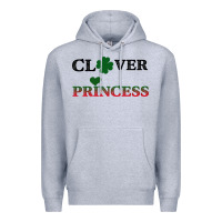 Heather Grey Clover Princess Premium Hoodie - Bettercallsaul