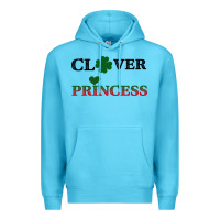 Ocean Blue Clover Princess Premium Hoodie - Bettercallsaul