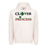 Pale Pink Clover Princess Premium Hoodie - Bettercallsaul