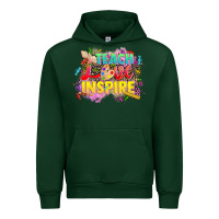 Forest Green teach love inspire Urban Hoodie - CowGirlArtShop