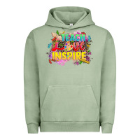 Pigment Oil Green teach love inspire Urban Hoodie - CowGirlArtShop