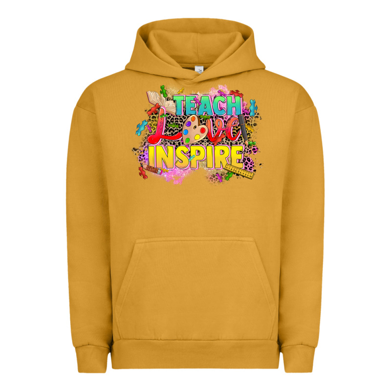 Teach Love Inspire Urban Hoodie by CowGirlArtShop | Teevron