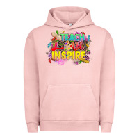 Pigment Salmon teach love inspire Urban Hoodie - CowGirlArtShop