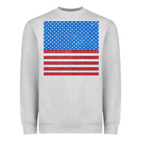 Heather Grey Glitter 4th Of July Seamless Pattern Heavyweight Sweatshirt - BundleAndBundleShop