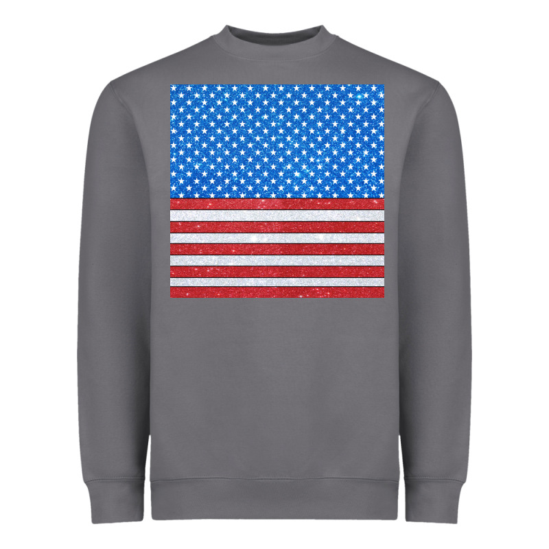 Glitter 4th Of July Seamless Pattern Heavyweight Sweatshirt by BundleAndBundleShop | Teevron