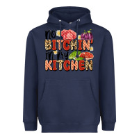 Navy no bitchin'in my kitchen Heavyweight Hoodie - Artiststas