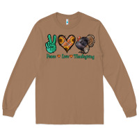 Toasted Coconut peace love thanksgiving Long Sleeve Tee - Jasminsmagicworld