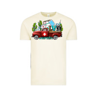 Vintage Arctic lvn nurse truck with cactus and sunflowers Vintage Tee - AdoDesignShop