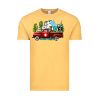 Lvn Nurse Truck With Cactus And Sunflowers Vintage Tee | Teevron
