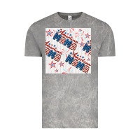 Cloud Rock american mama seamless pattern Vintage Tee - BundleAndBundleShop