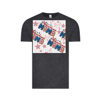 American Mama Seamless Pattern Vintage Tee | Teevron