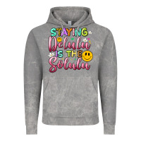 Cloud Rock staying delulu is the solulu Vintage Hoodie - Artiststas