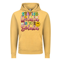 Vintage Mustard staying delulu is the solulu Vintage Hoodie - Artiststas