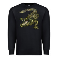 Black alligator Premium Sweatshirt - BarkalooDesign