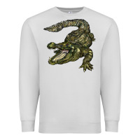Dove Grey alligator Premium Sweatshirt - BarkalooDesign