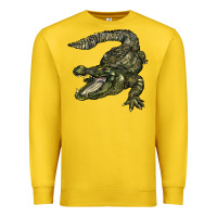 Lemon alligator Premium Sweatshirt - BarkalooDesign