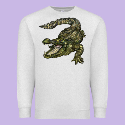Alligator Premium Sweatshirt Designed By Barkaloodesign