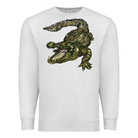 Oatmeal Heather alligator Premium Sweatshirt - BarkalooDesign