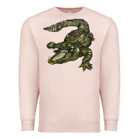 Pale Pink alligator Premium Sweatshirt - BarkalooDesign