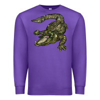 Purple alligator Premium Sweatshirt - BarkalooDesign