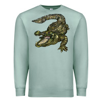 Seafoam alligator Premium Sweatshirt - BarkalooDesign