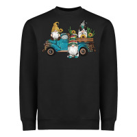 Black western gnomes truck sunflowers cactus gemstone leopard glitter serape Heavyweight Sweatshirt - Artiststas
