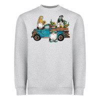 Heather Grey western gnomes truck sunflowers cactus gemstone leopard glitter serape Heavyweight Sweatshirt - Artiststas