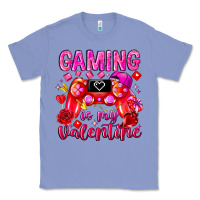 Colony Blue Gaming is My Valentine Classic Tee - CowhideDigitalArt