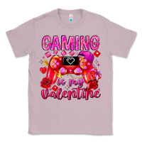 Lilac Gaming is My Valentine Classic Tee - CowhideDigitalArt