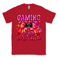Red Gaming is My Valentine Classic Tee - CowhideDigitalArt